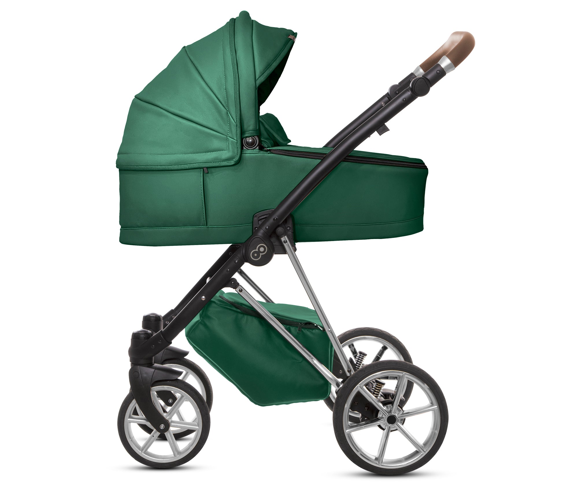 TPFLiving 3in1 Kinderwagen Royal Kunstleder