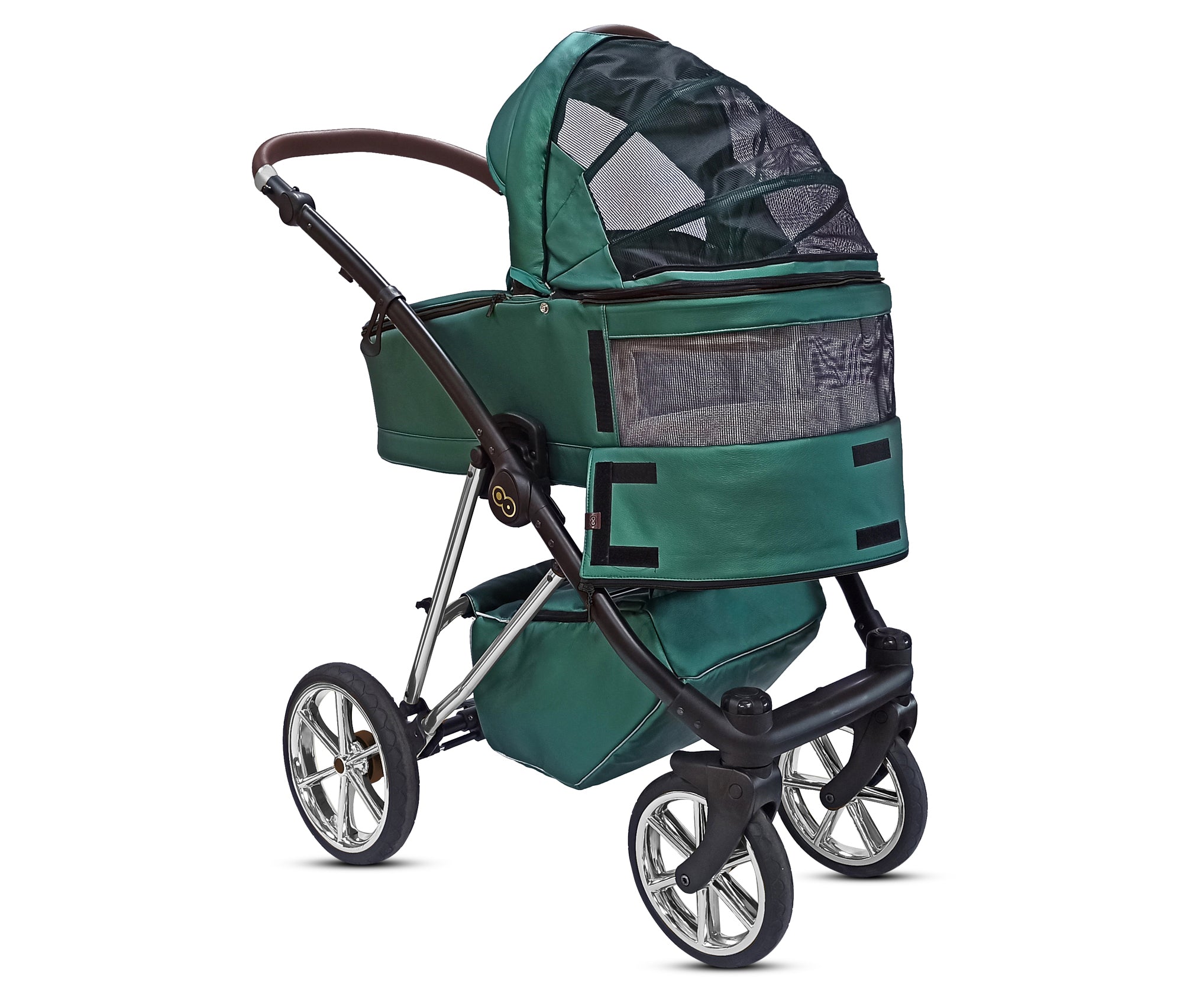 TPFLiving 3in1 Kinderwagen Royal Kunstleder