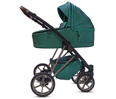TPFLiving 3in1 Kinderwagen Royal Kunstleder