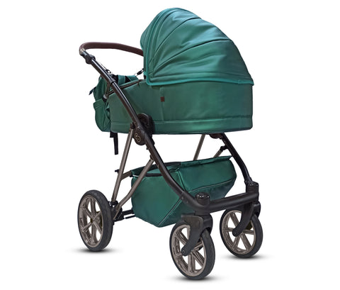 TPFLiving 3in1 Kinderwagen Royal Kunstleder
