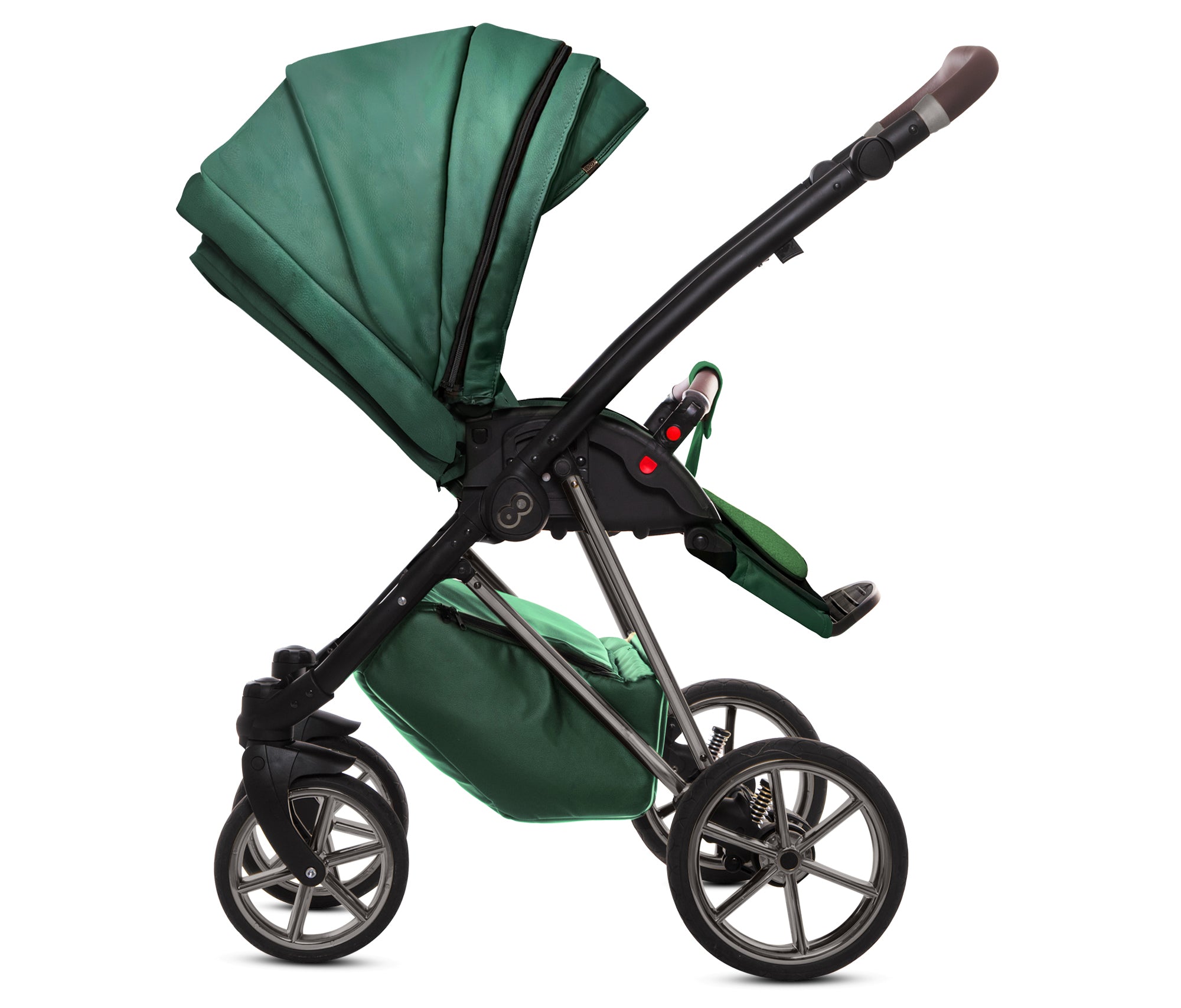 TPFLiving 3in1 Kinderwagen Royal Kunstleder