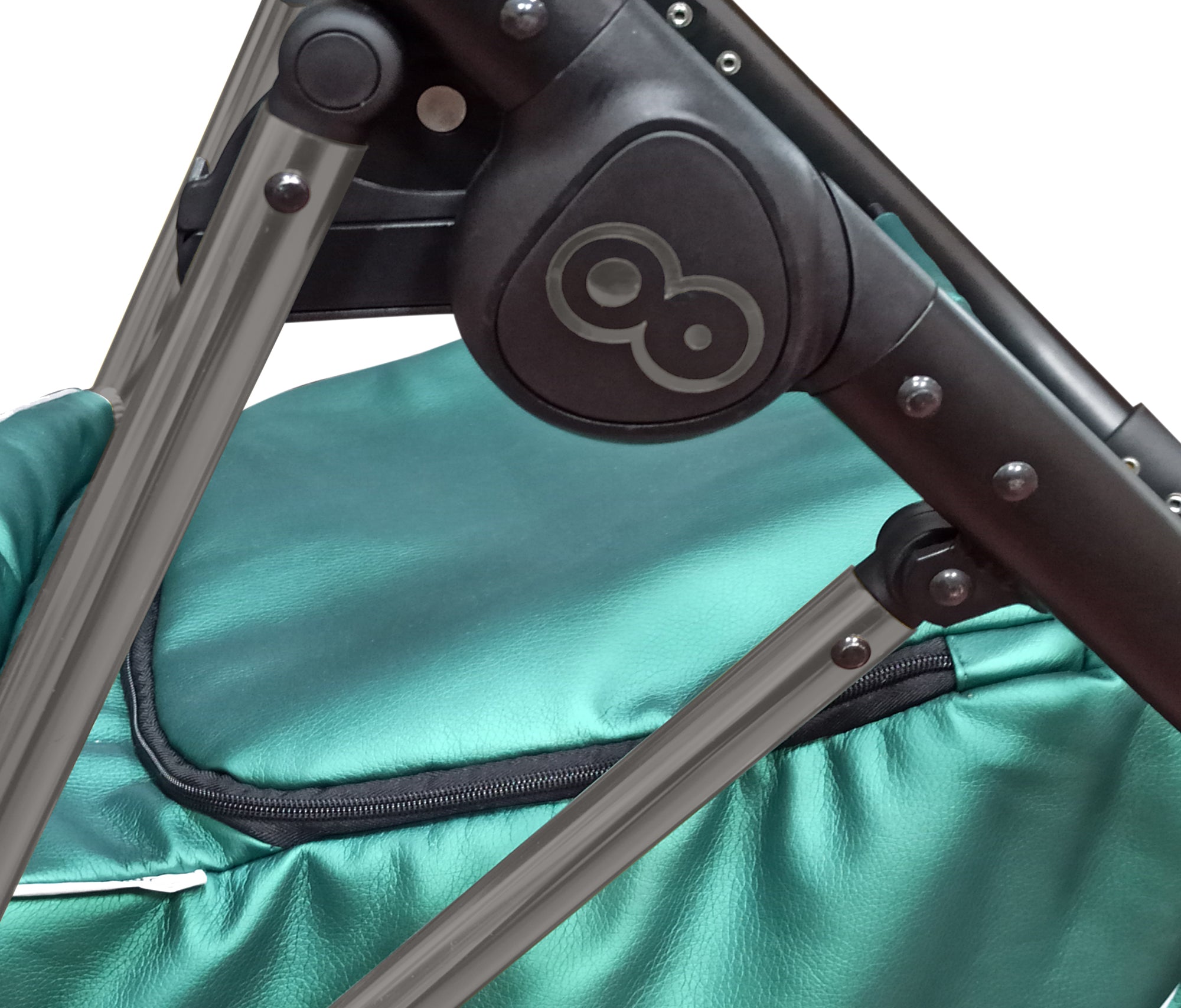 TPFLiving 3in1 Kinderwagen Royal Kunstleder