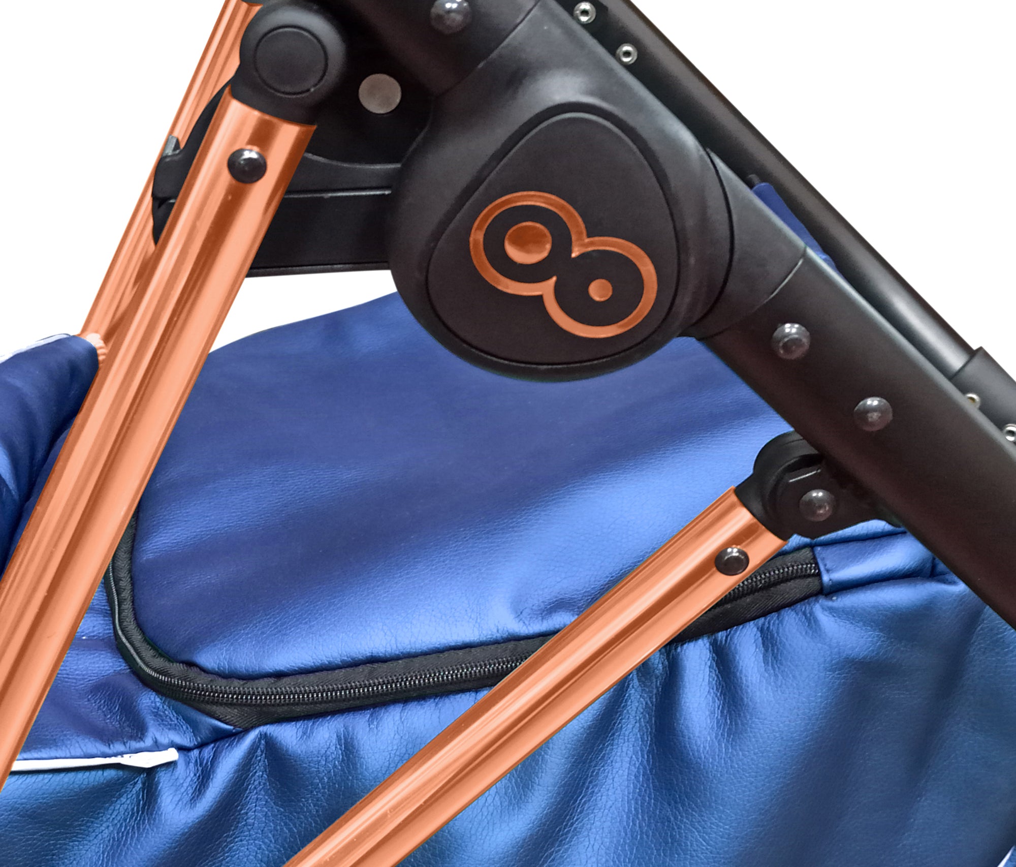 TPFLiving 3in1 Kinderwagen Royal Kunstleder