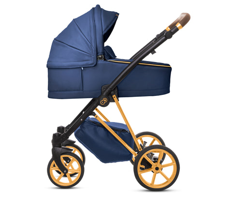 TPFLiving 3in1 Kinderwagen Royal Kunstleder