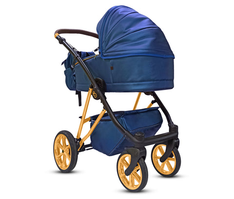 TPFLiving 3in1 Kinderwagen Royal Kunstleder