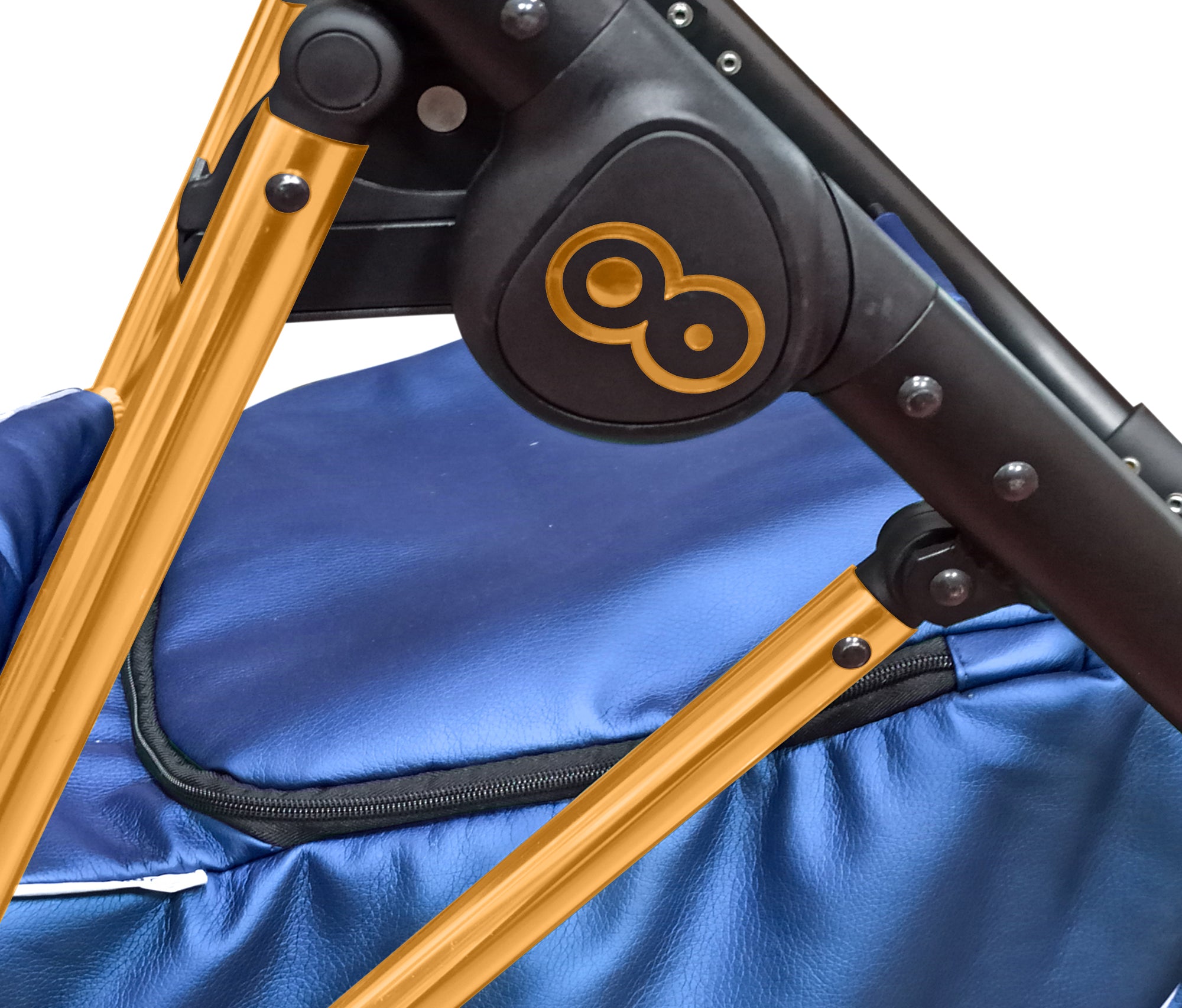 TPFLiving 3in1 Kinderwagen Royal Kunstleder