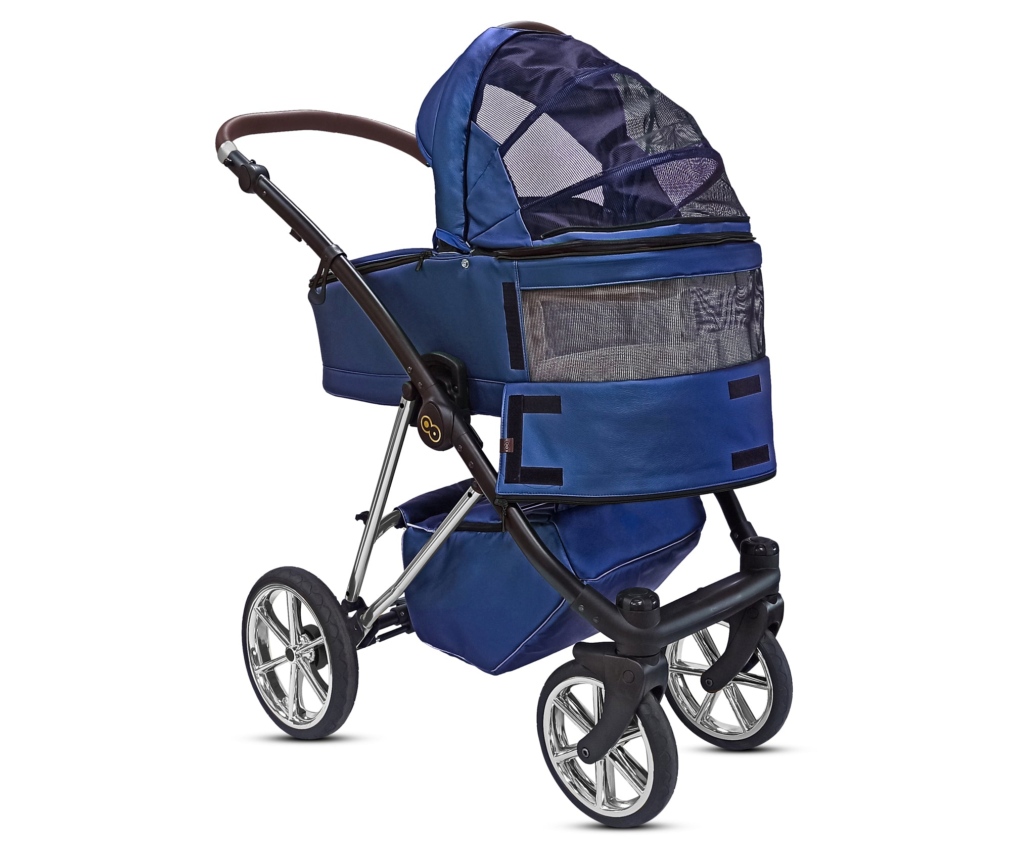 TPFLiving 3in1 Kinderwagen Royal Kunstleder