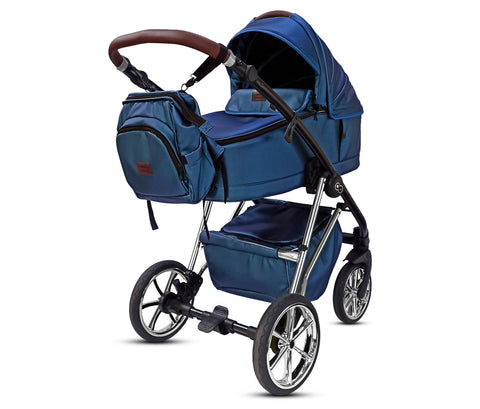TPFLiving 3in1 Kinderwagen Royal Kunstleder