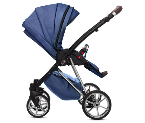 TPFLiving 3in1 Kinderwagen Royal Kunstleder