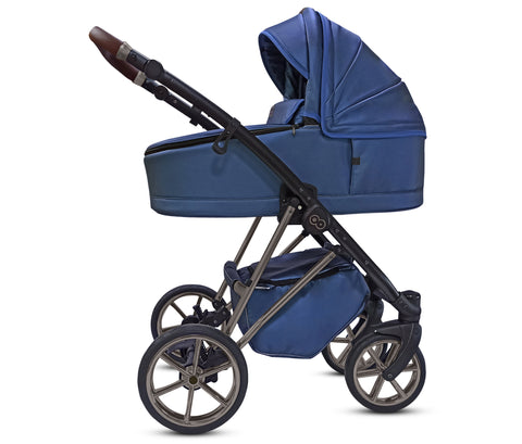 TPFLiving 3in1 Kinderwagen Royal Kunstleder