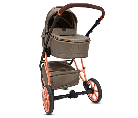 TPFLiving 3in1 Kinderwagen Royal Kunstleder