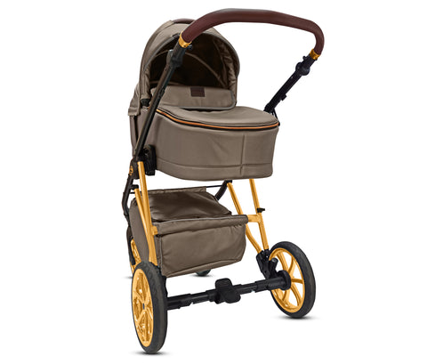TPFLiving 3in1 Kinderwagen Royal Kunstleder
