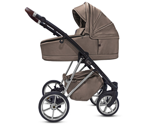 TPFLiving 3in1 Kinderwagen Royal Kunstleder