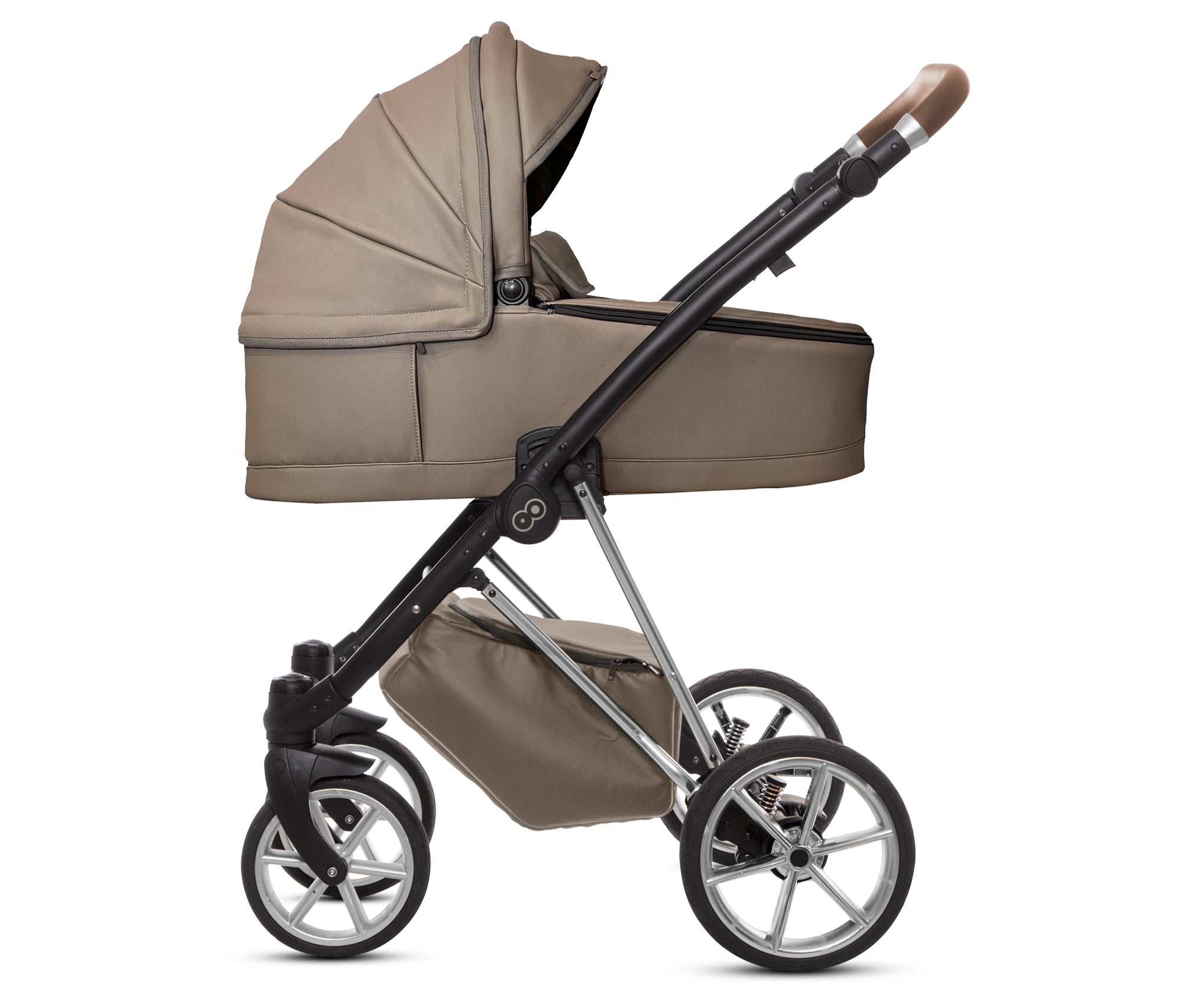 TPFLiving 3in1 Kinderwagen Royal Kunstleder