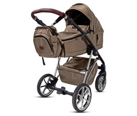 TPFLiving 3in1 Kinderwagen Royal Kunstleder