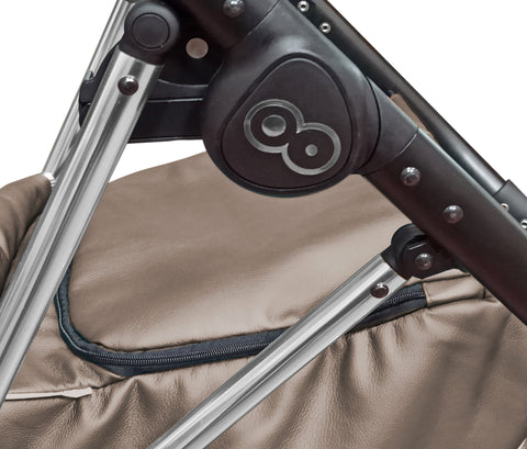 TPFLiving 3in1 Kinderwagen Royal Kunstleder