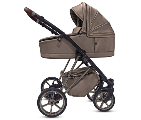 TPFLiving 3in1 Kinderwagen Royal Kunstleder