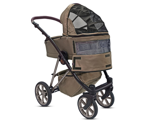 TPFLiving 3in1 Kinderwagen Royal Kunstleder