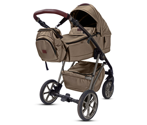 TPFLiving 3in1 Kinderwagen Royal Kunstleder