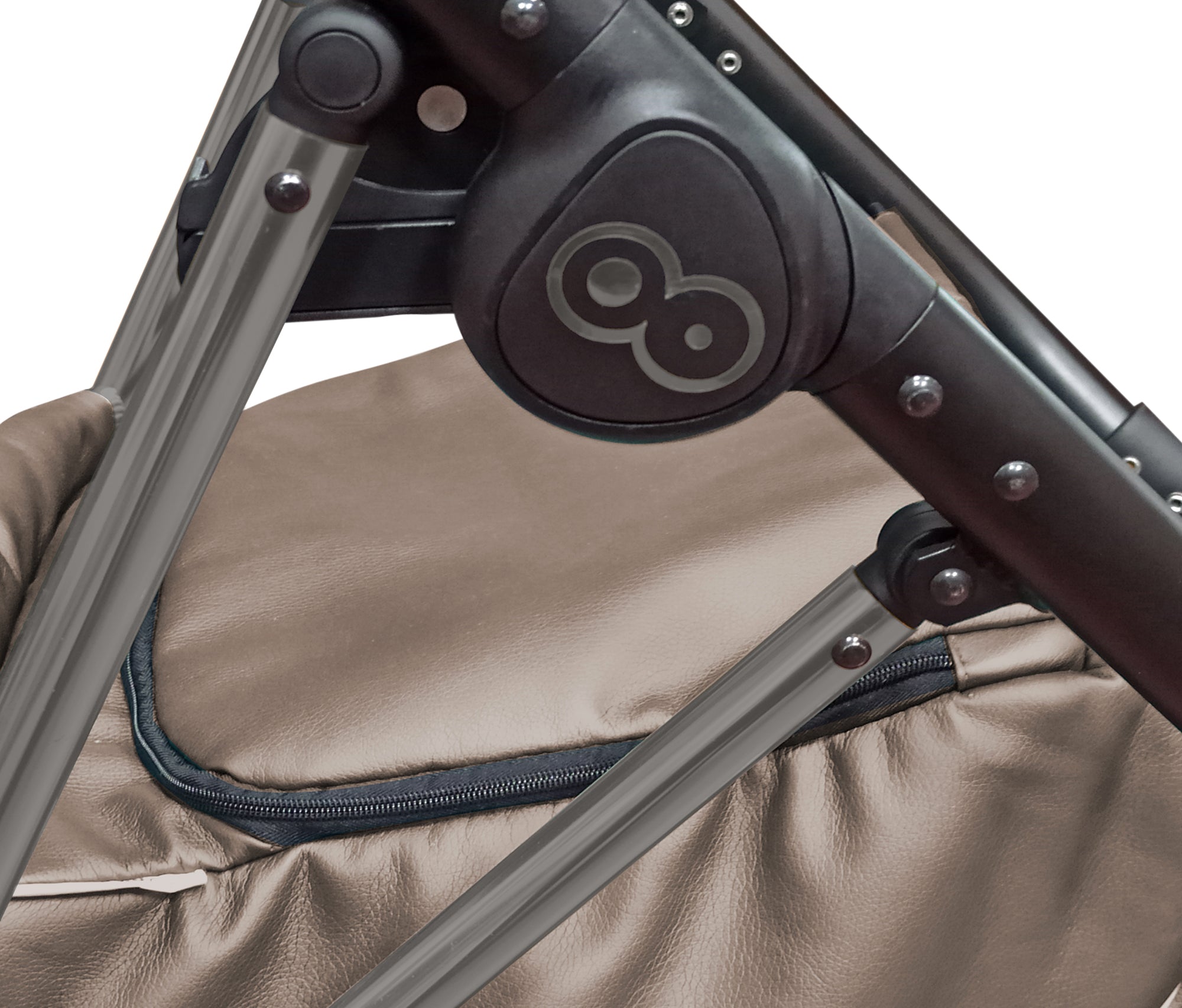 TPFLiving 3in1 Kinderwagen Royal Kunstleder