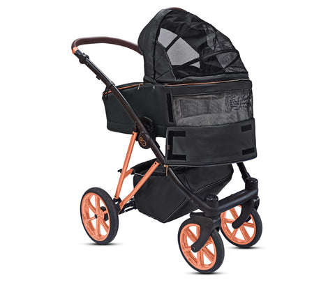 TPFLiving 3in1 Kinderwagen Royal Kunstleder