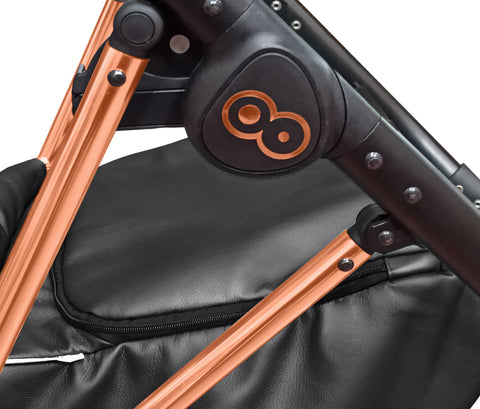 TPFLiving 3in1 Kinderwagen Royal Kunstleder