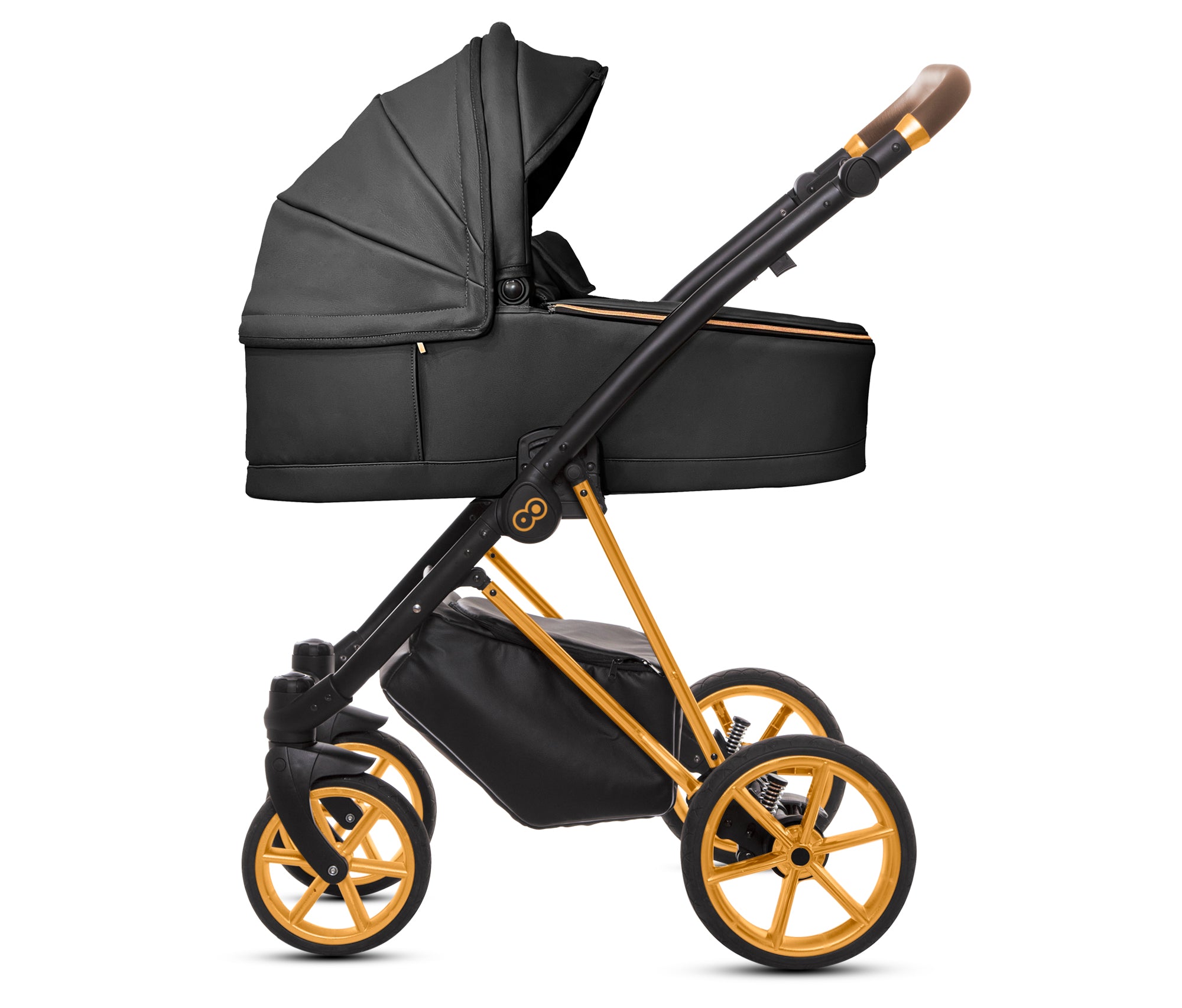 TPFLiving 3in1 Kinderwagen Royal Kunstleder