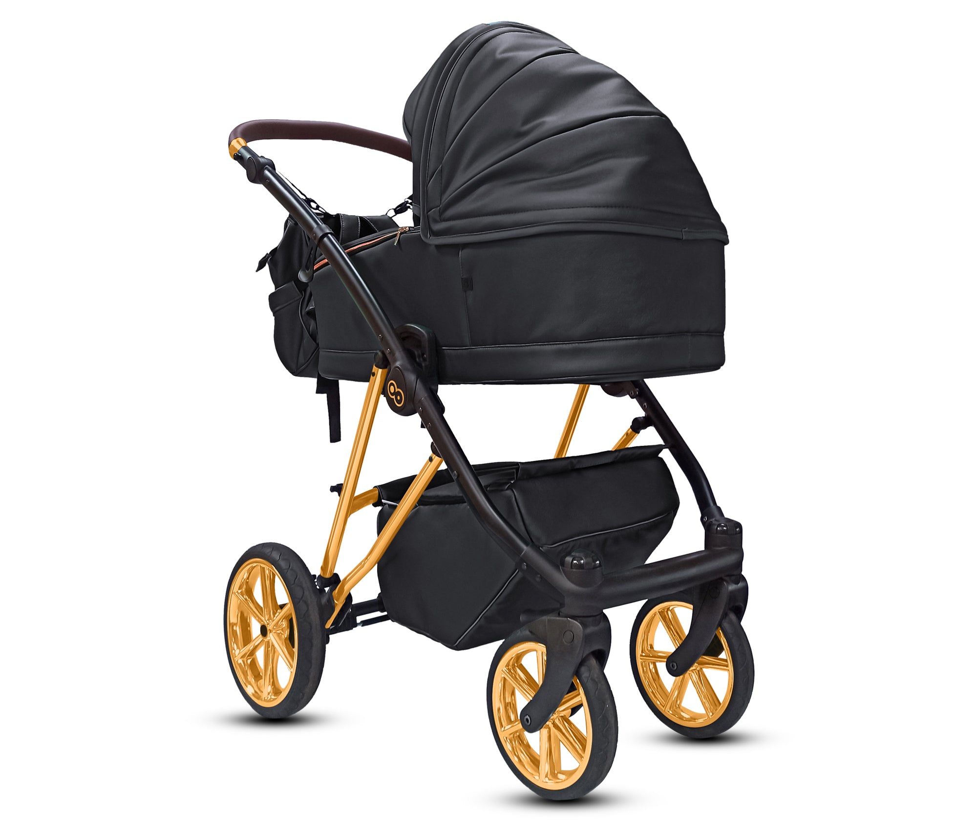 TPFLiving 3in1 Kinderwagen Royal Kunstleder
