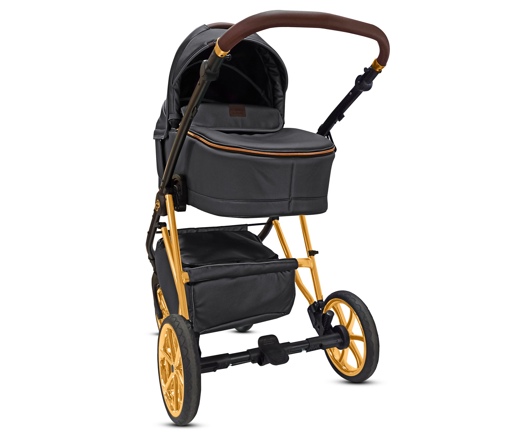 TPFLiving 3in1 Kinderwagen Royal Kunstleder