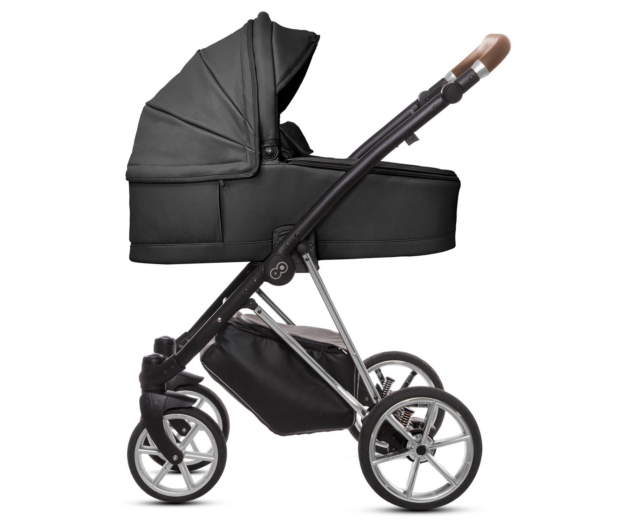 TPFLiving 3in1 Kinderwagen Royal Kunstleder