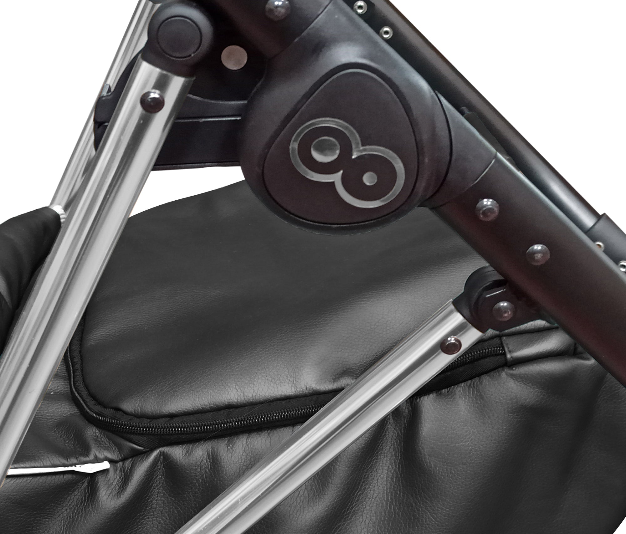 TPFLiving 3in1 Kinderwagen Royal Kunstleder