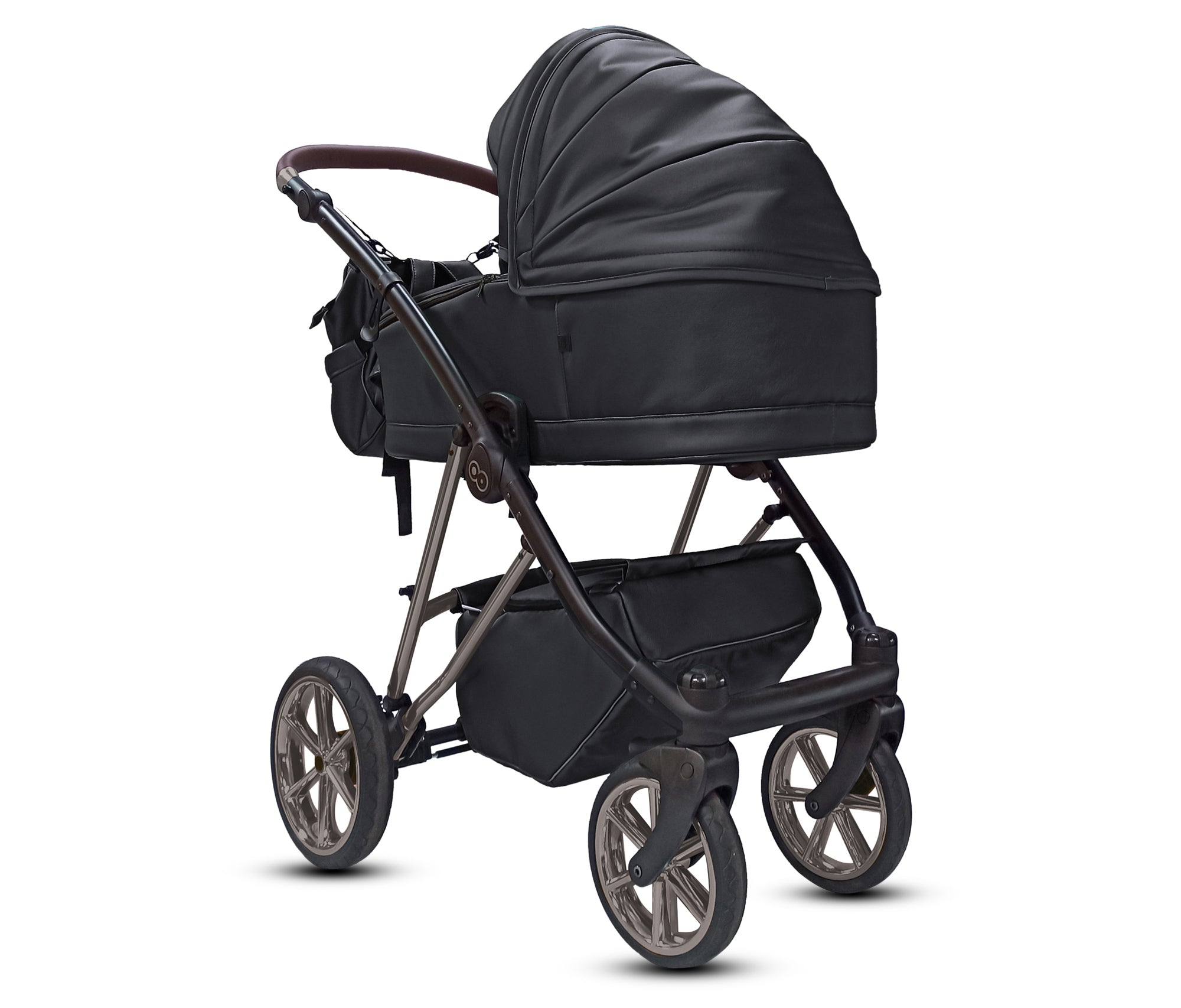 TPFLiving 3in1 Kinderwagen Royal Kunstleder