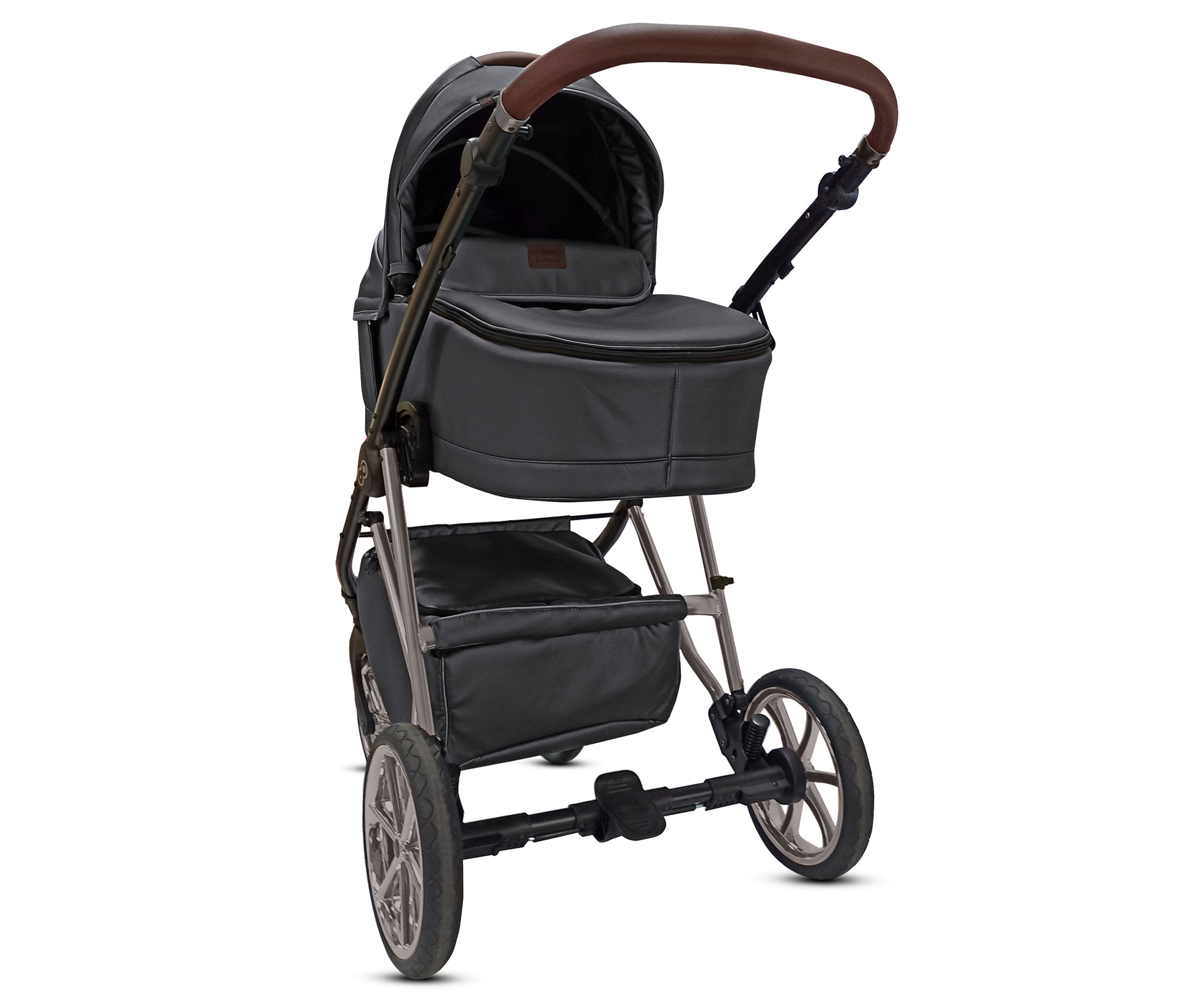 TPFLiving 2in1 Kinderwagen Royal Kunstleder