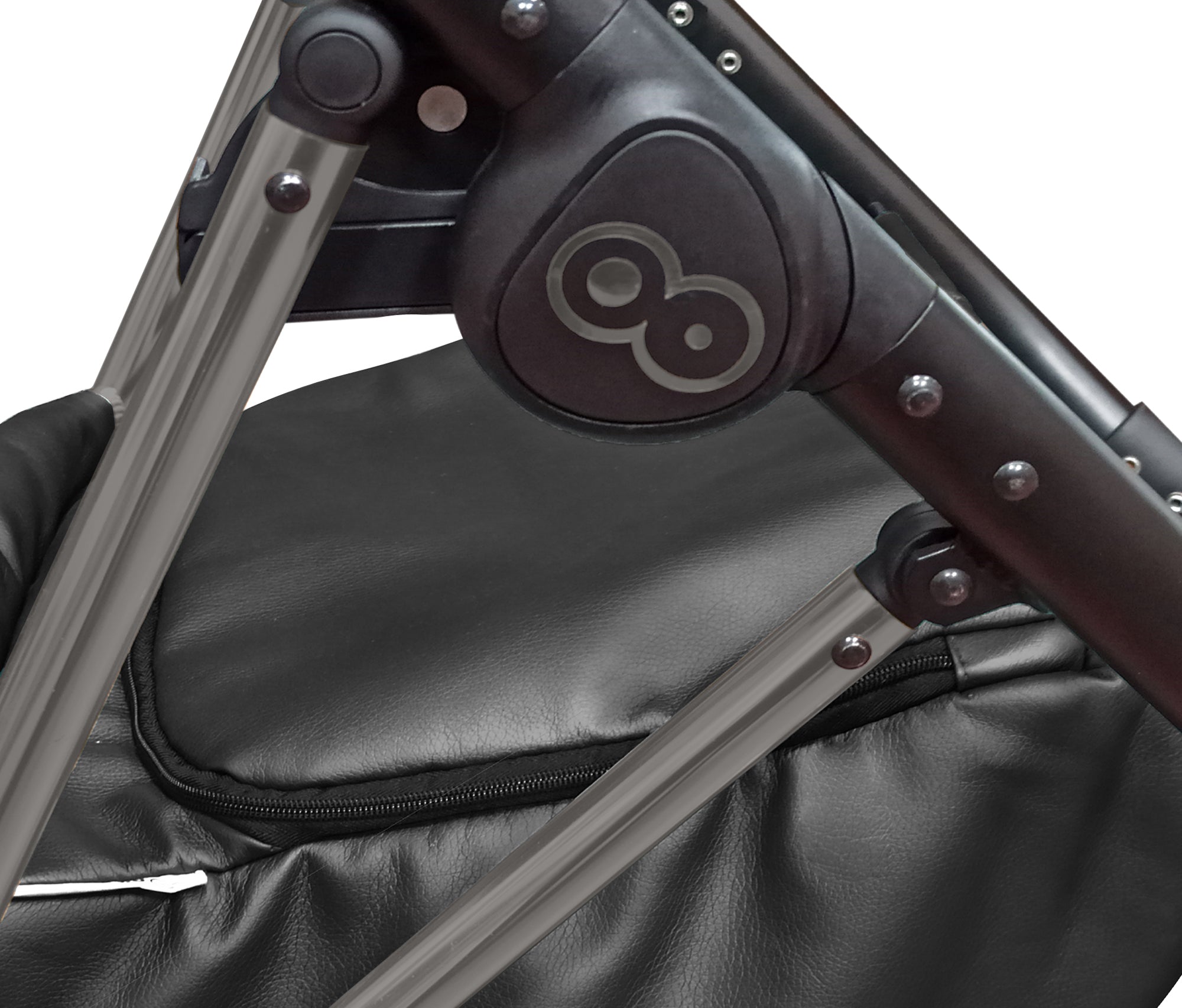 TPFLiving 3in1 Kinderwagen Royal Kunstleder