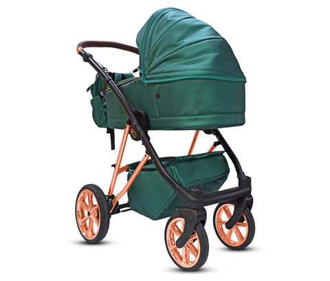 TPFLiving 3in1 Kinderwagen Royal Kunstleder