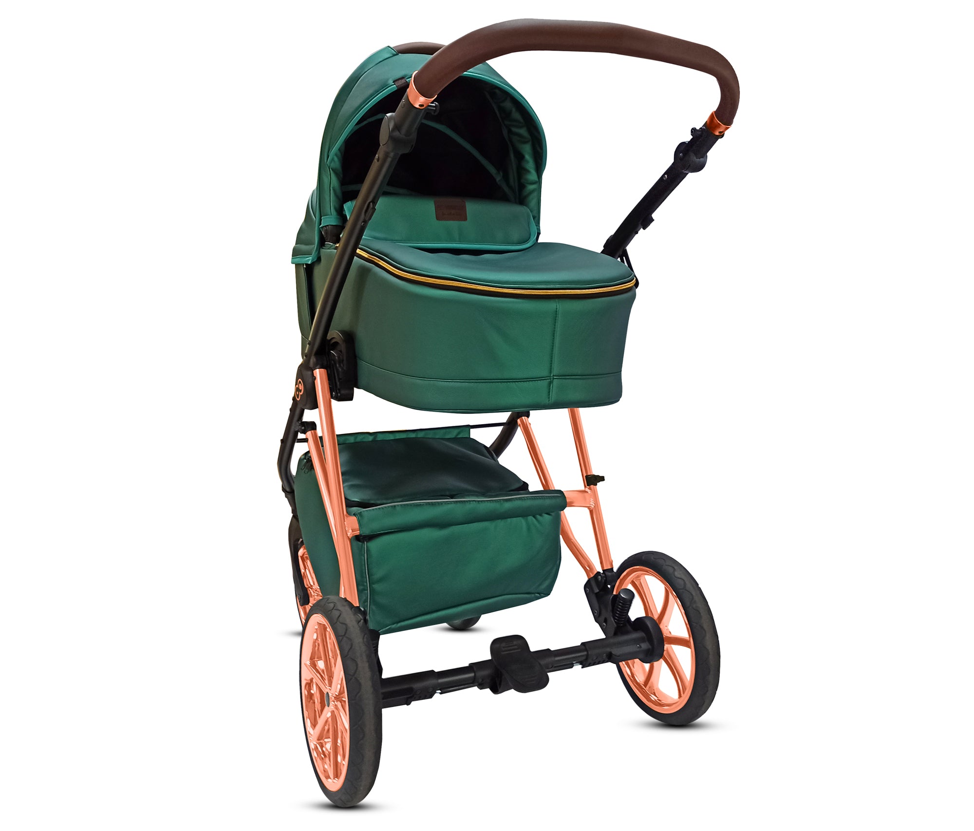 TPFLiving 3in1 Kinderwagen Royal Kunstleder