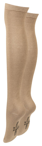 Paolo Renzo® Damen Baumwoll Overknees mit Anti-Rutsch-Bund 1 oder 3 Paar - Größe 36/41