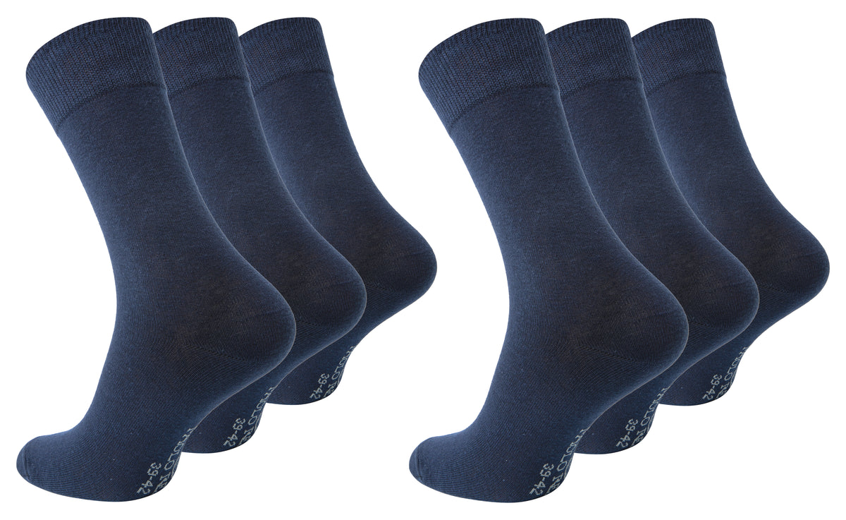 Paolo Renzo® Business Socken 3/6/12/18 oder 36 Paar - Größen 39/42 und 43/46