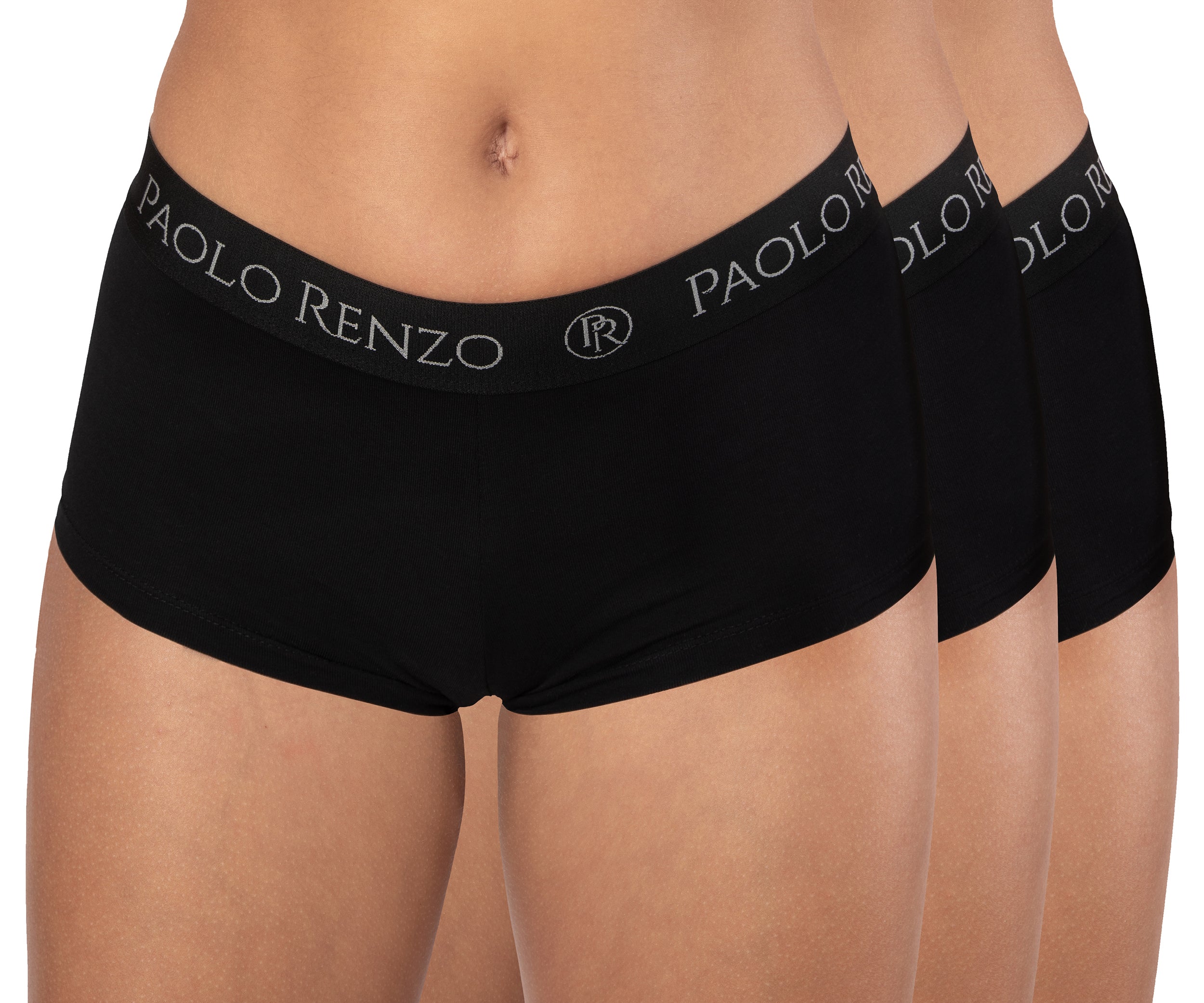 Paolo Renzo® Damen Baumwoll Panty SPORT LINE 3 oder 6 Paar - Größen S, M , L, XL