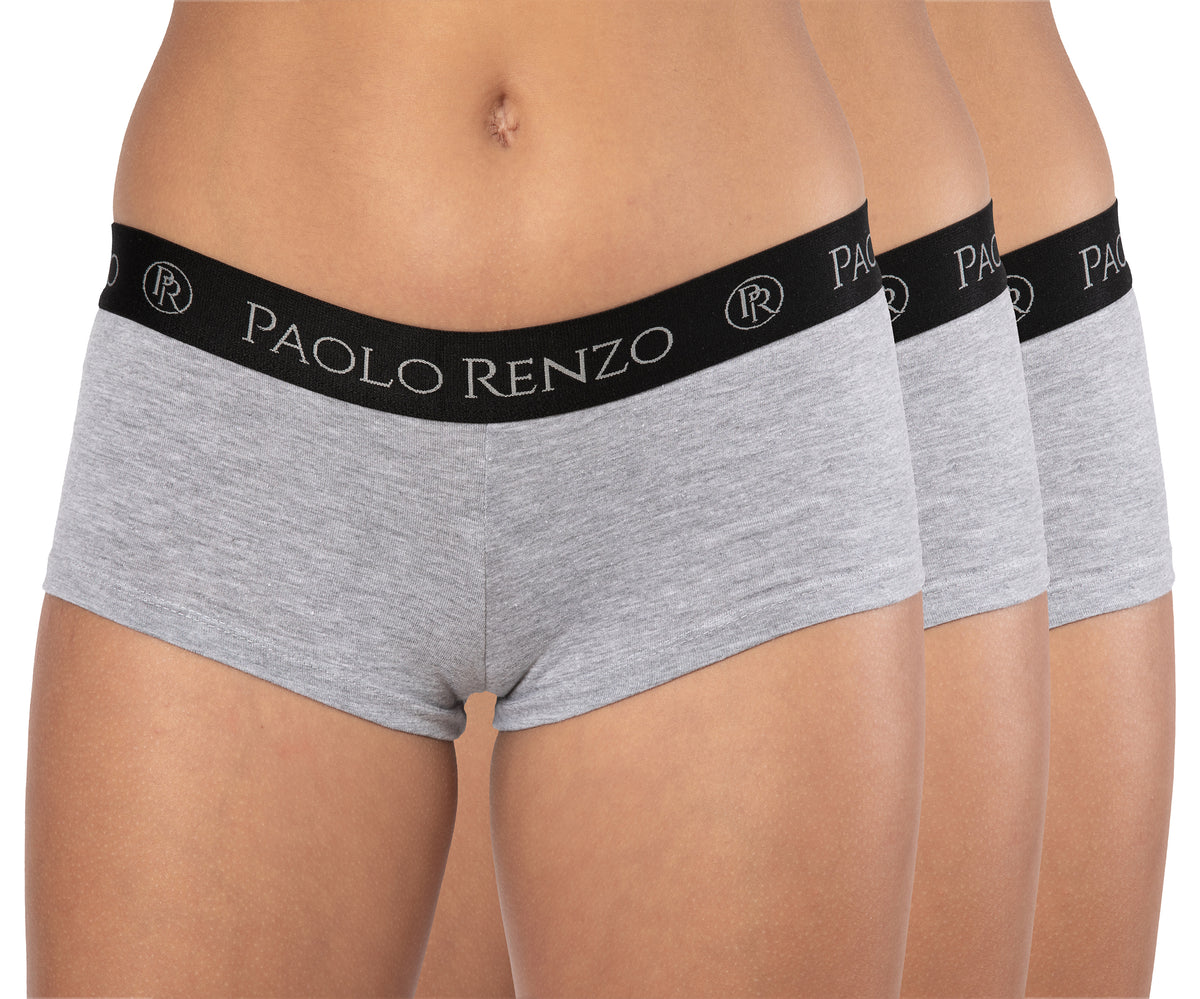 Paolo Renzo® Damen Baumwoll Panty SPORT LINE 3 oder 6 Paar - Größen S, M , L, XL