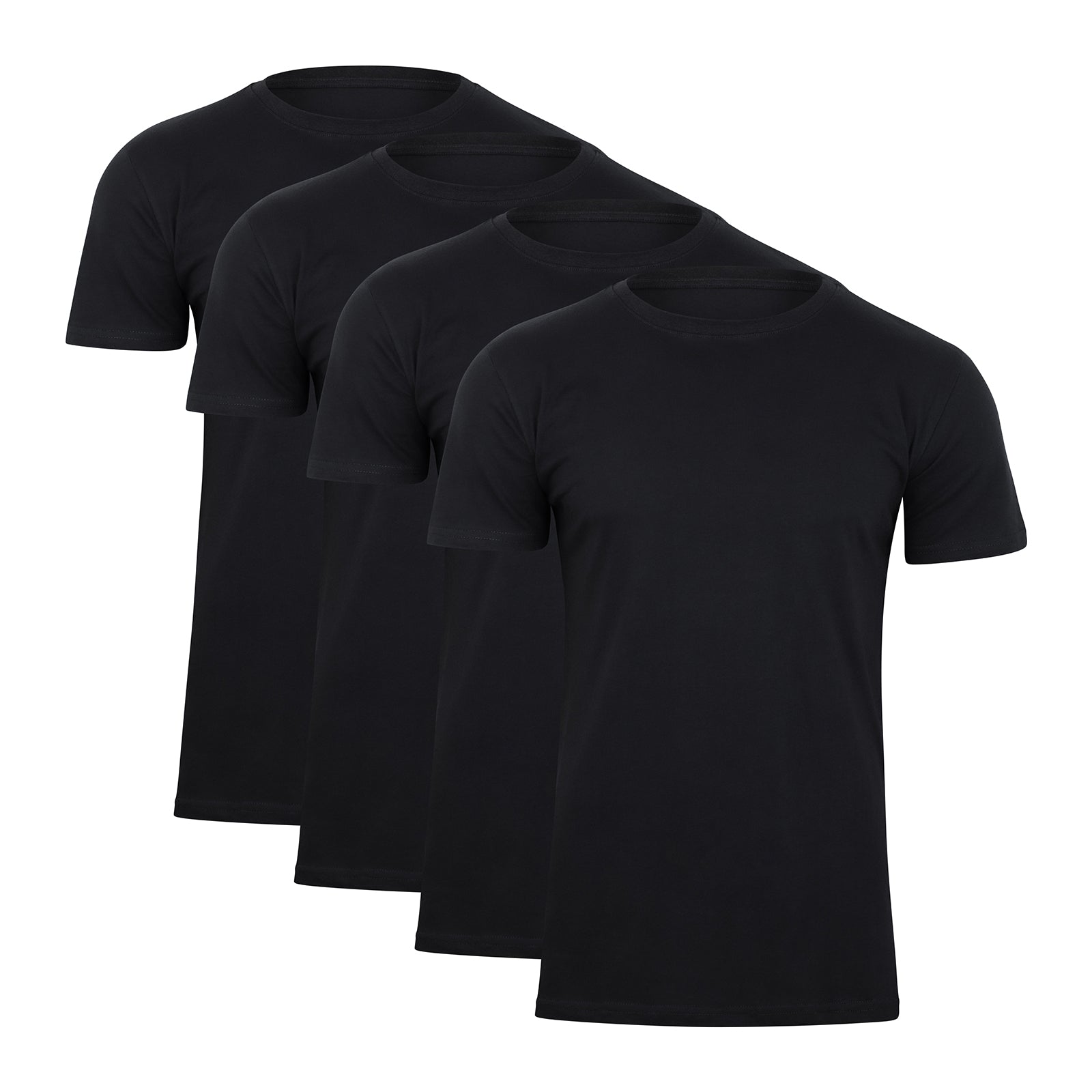 Paolo Renzo® Rundhals T-Shirt 2/4 oder 8 Stück - Größen M, L, XL, XXL, 3XL