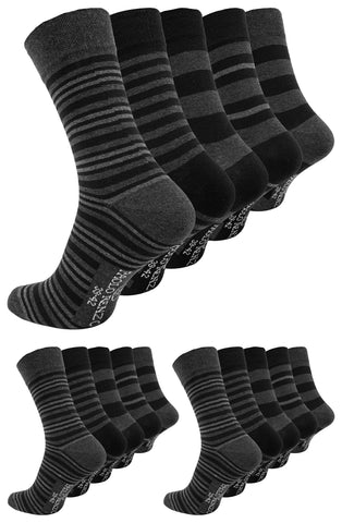 Paolo Renzo® Business Socke gemustert 5/10 oder 15 Paar - Größen 39/42 und 43/46