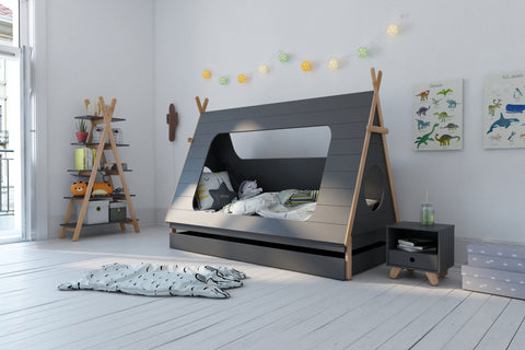 TPFLiving Schublade für Bett 12020015 Fryak grifflos