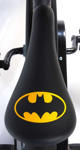 TPFSports DC Batman Kinderfahrrad - Jungen - 12 Zoll - Rücktritt + Handbremse - Schwarz