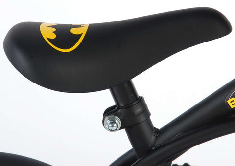 TPFSports DC Batman Kinderfahrrad - Jungen - 12 Zoll - Rücktritt + Handbremse - Schwarz