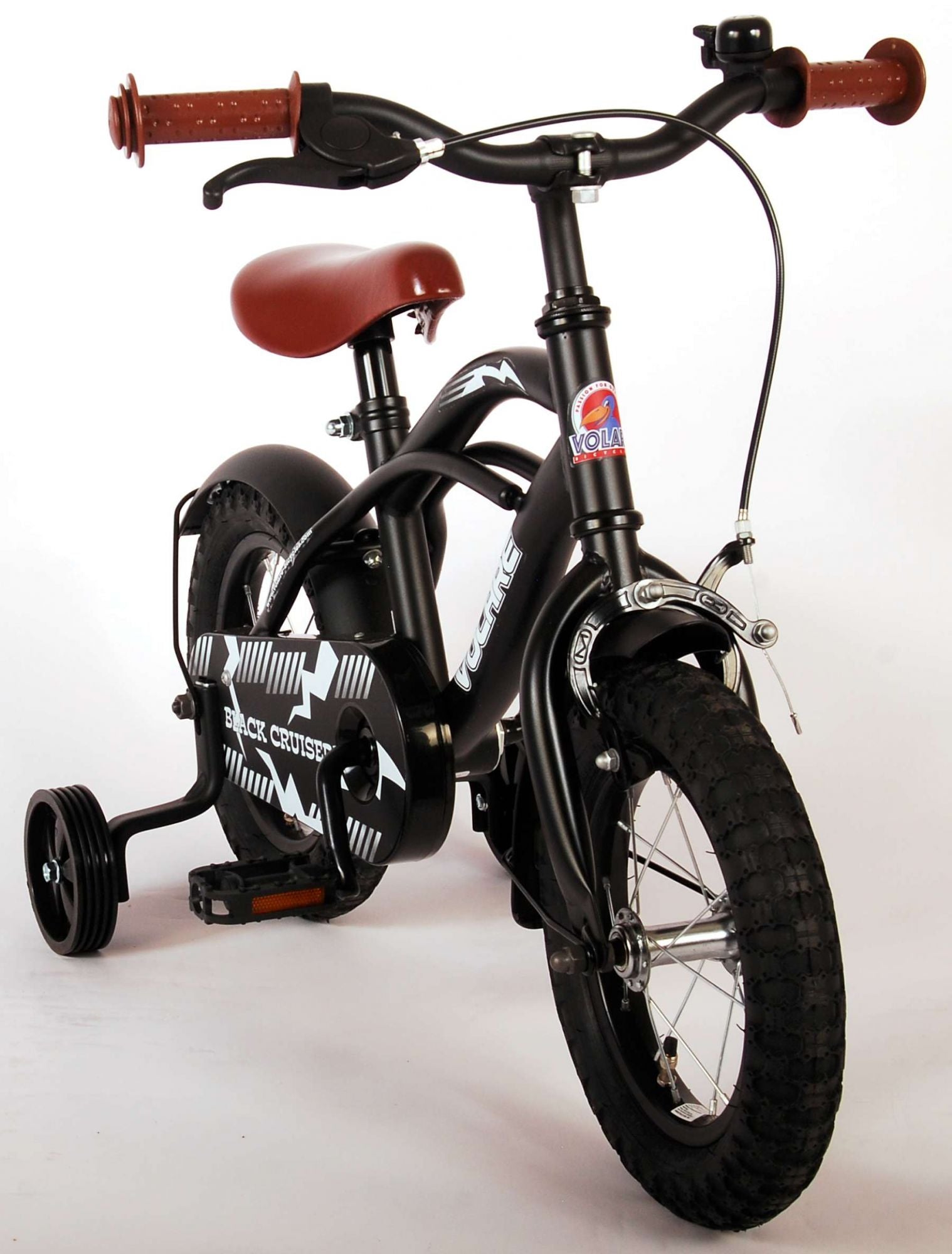 TPFSports Black Cruiser Kinderfahrrad - Jungen - 12 Zoll