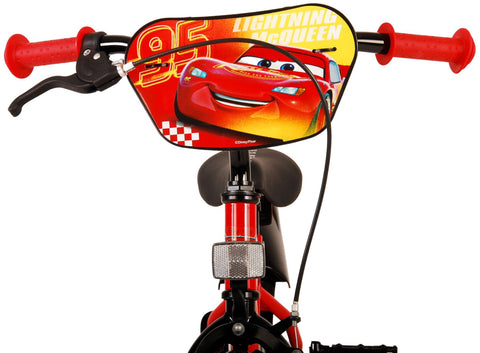 TPFSports Disney Cars Kinderfahrrad - Jungen - 12 Zoll - Rücktritt + Handbremse - Rot