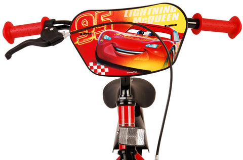 TPFSports Disney Cars Kinderfahrrad - Jungen - 14 Zoll - Rücktritt + Handbremse - Rot