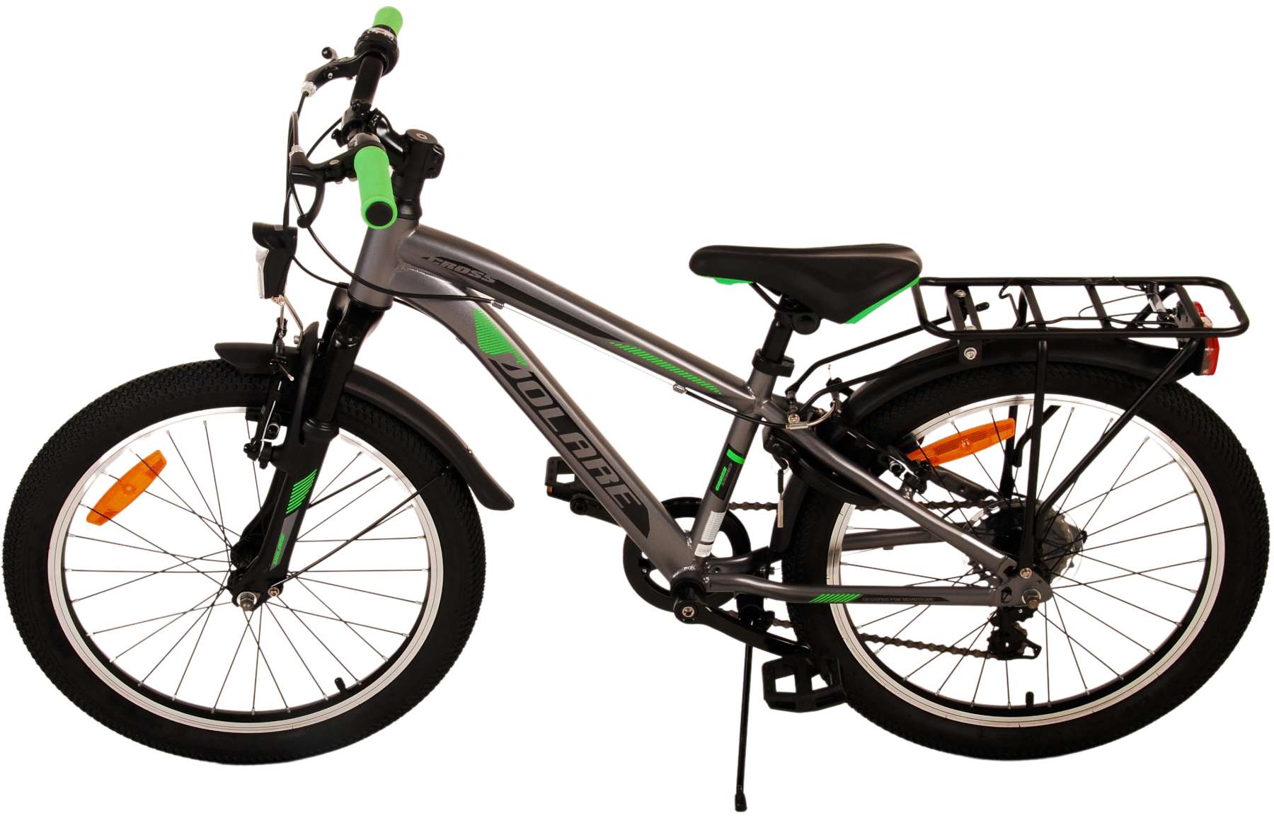 TPFSports Cross Kinderfahrrad - Jungen - 20 Zoll - Rücktritt + Handbremse - 6 Gänge