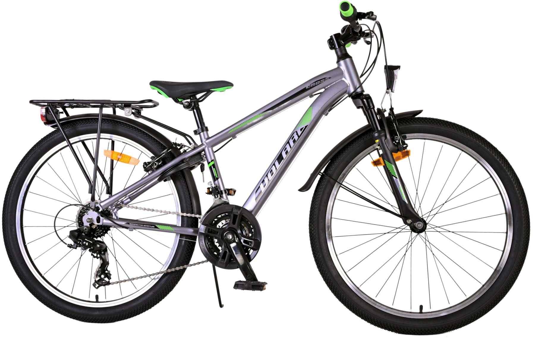 TPFSports Cross Kinderfahrrad - Jungen - 2 Handbremsen - 18 Gänge - 24 Zoll